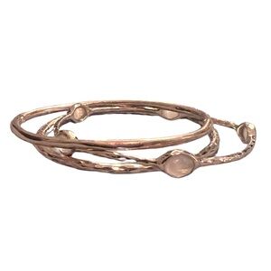 Set of 3 Ippolita Rose bangles